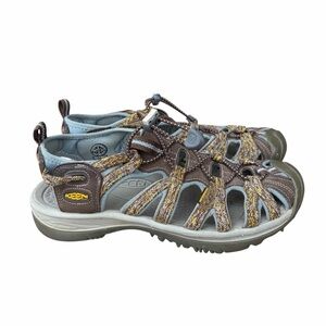 Keen Whisper Hiking Sandals Brown Size 8